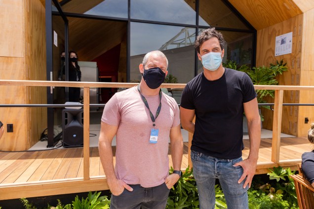 Hugo Schwartz e Alexandre Gedeon. Hugo Schwartz e Alexandre Gedeon.