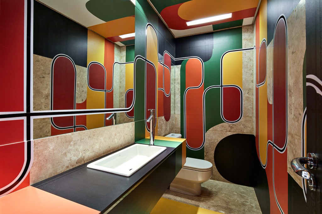 M1A8853-baixa (1) Banheiros do Palácio Filipe Geraldes, Fernanda Guerra, Gabriela de Oliveira Henrique Rangel CASACOR Minas Gerais 2021 arte desenho ibmec andre prado cor decoração