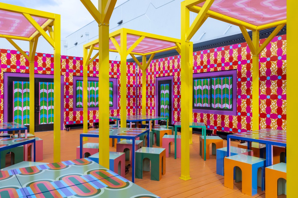 Yinka-Ilori-Cafe-Blue-Rider-Miami-2 yinka ilori café blue rider miami