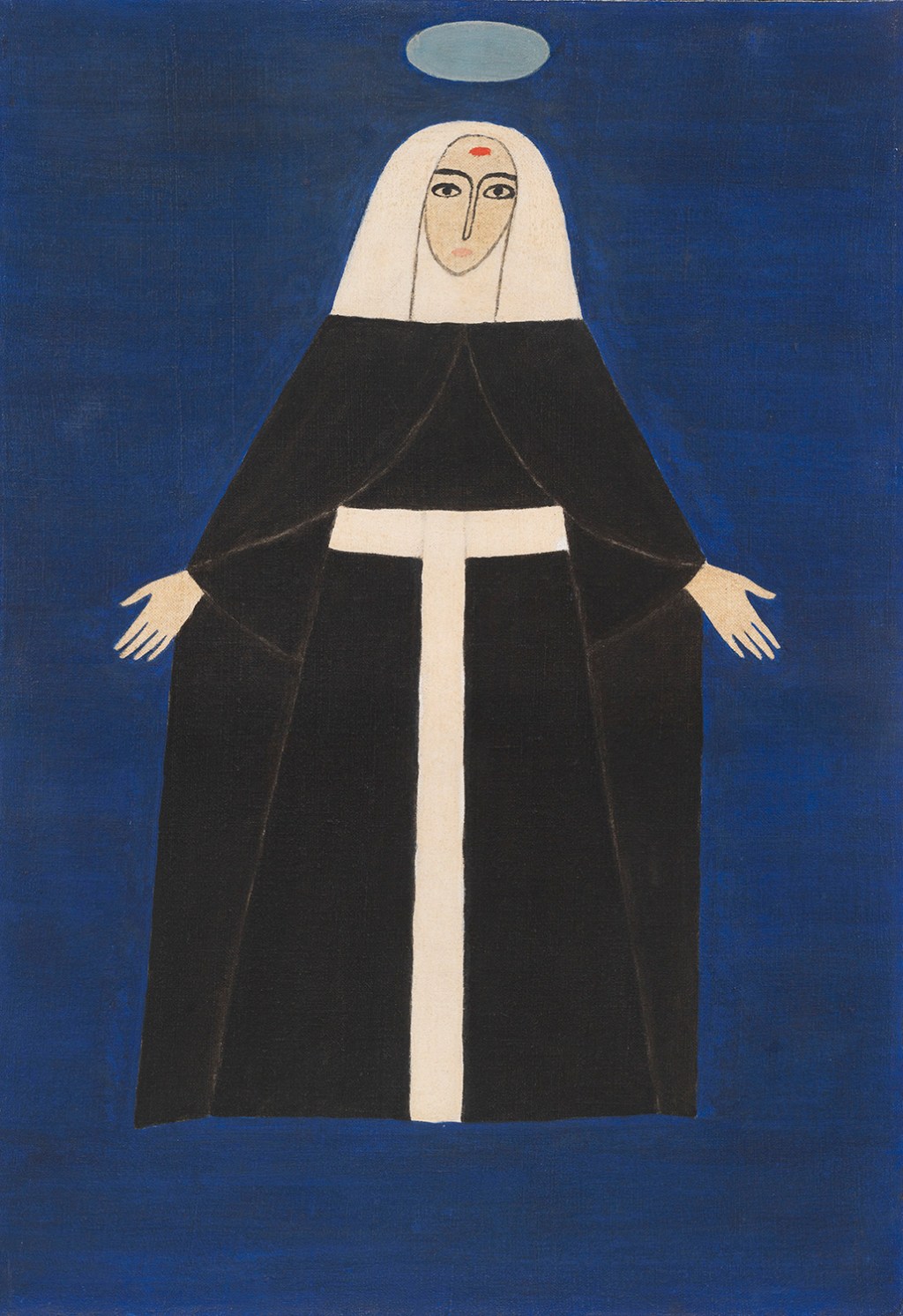 Alfredo Volpi, Sem título (Santa Rita de Cássia) Alfredo Volpi, Sem título (Santa Rita de Cássia), 1960, Têmpera sobre tela, 73 x 50 cm, Coleção Ana Elisa e Paulo Setúbal, São Paulo