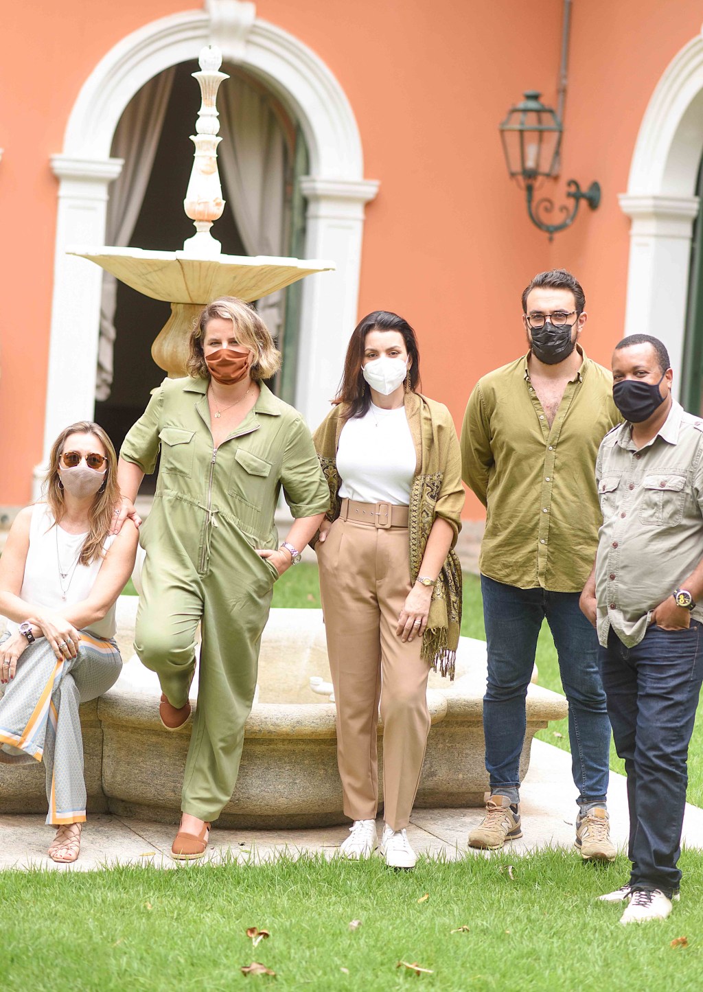 Vivian Reimers Ana Cano Claudia Infante Joao Panaggio e Sergio Novaes Reunião Operacional CASACOR Rio de Janeiro 2022 Profissionais