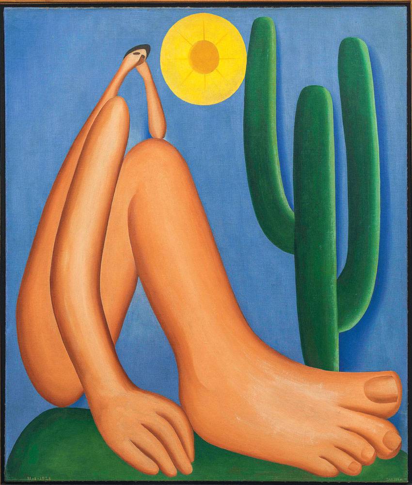 abaporu_tarsila-do-amaral.jpg O Abaporu surgiu em 1928 e foi exposto no evento de celebração aos 50 anos da Semana da Arte Moderna
