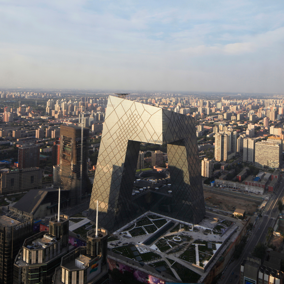 CCTV-Headquarters-by-OMA_iwan-baan_dezeen_936_sq arquitetura china; edifícios mais significativos de pequim