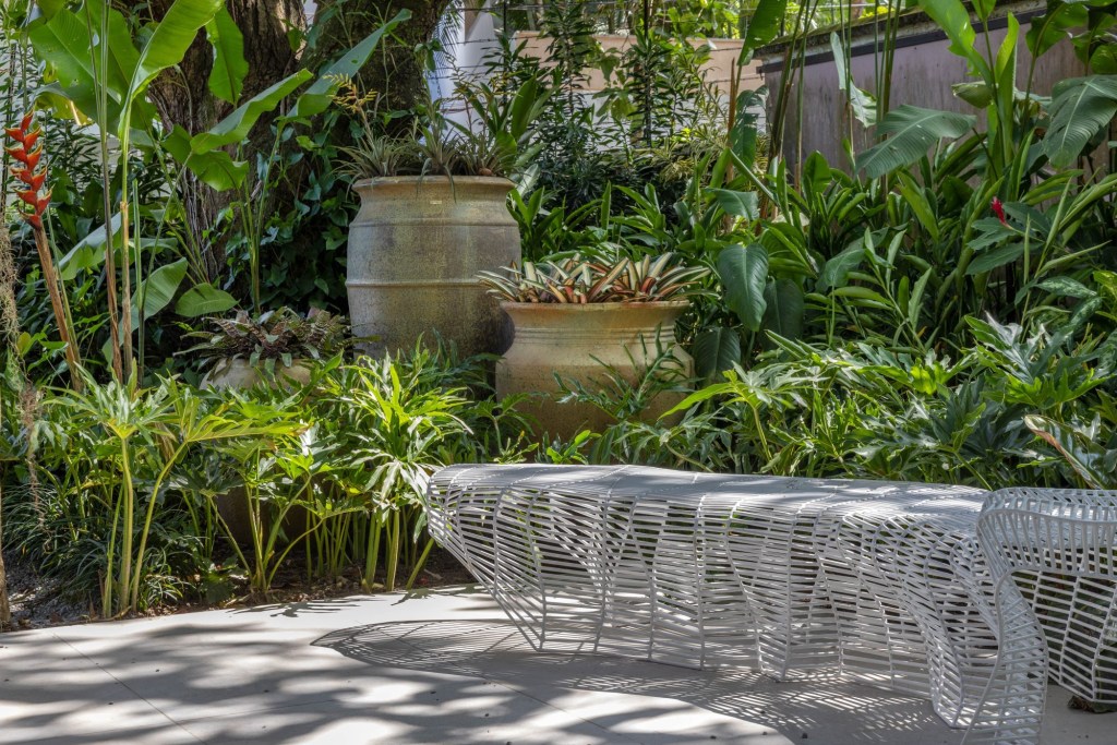 Paisagismo Migrante, por Catê Poli. Ambiente da CASACOR Rio de Janeiro 2022. Paisagismo Migrante, por Catê Poli. Ambiente da CASACOR Rio de Janeiro 2022.