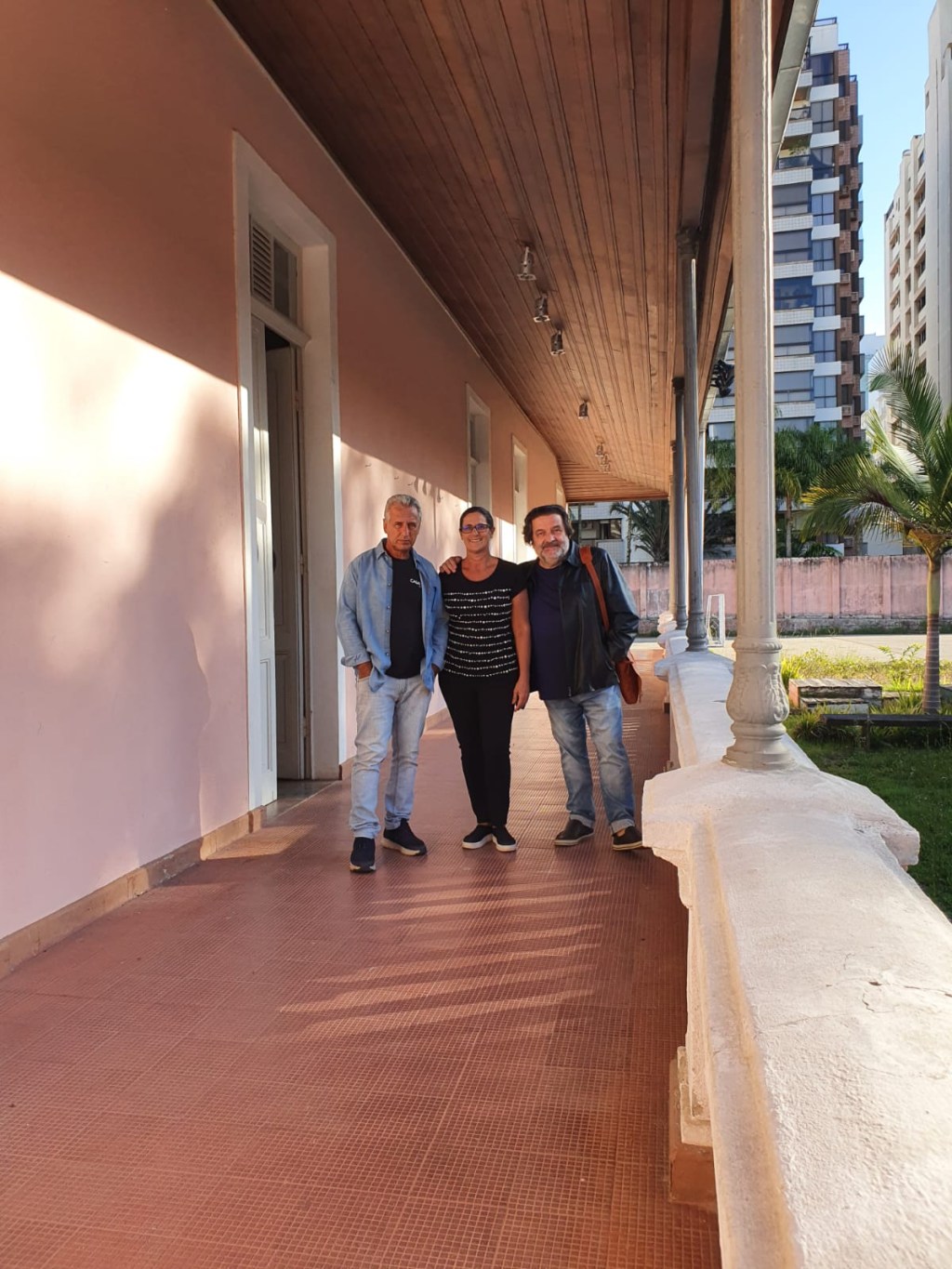 Luiz, Francis e Cezar Reunião operacional CASACOR SC Florianópolis 2022