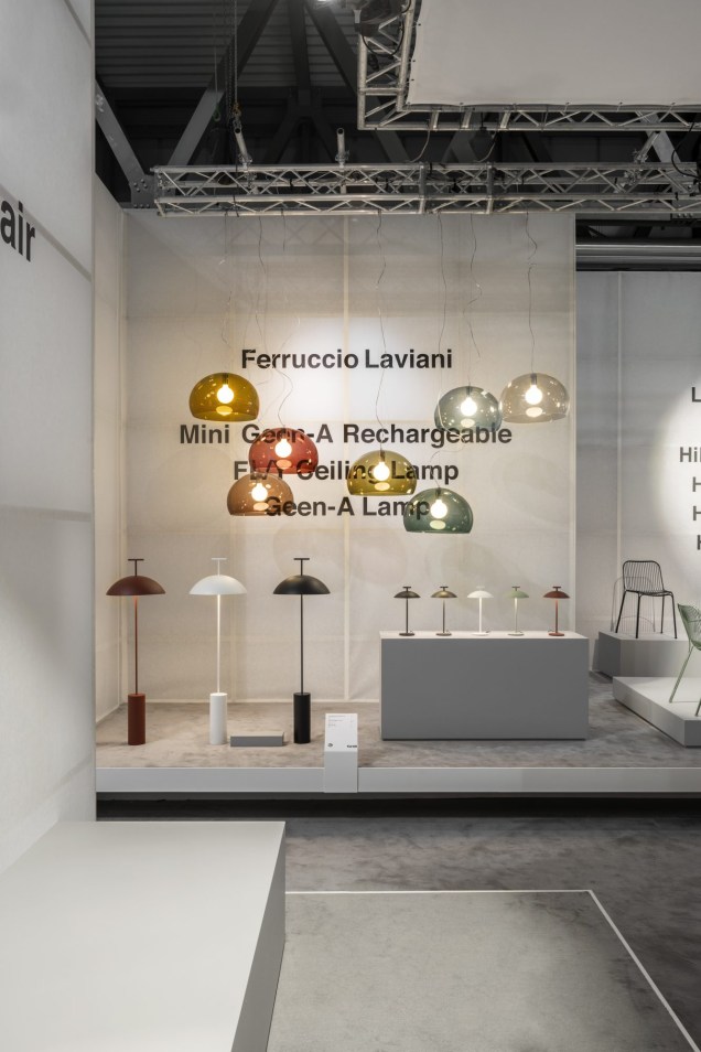 As luminárias de Ferruccio Laviani para a Kartell.