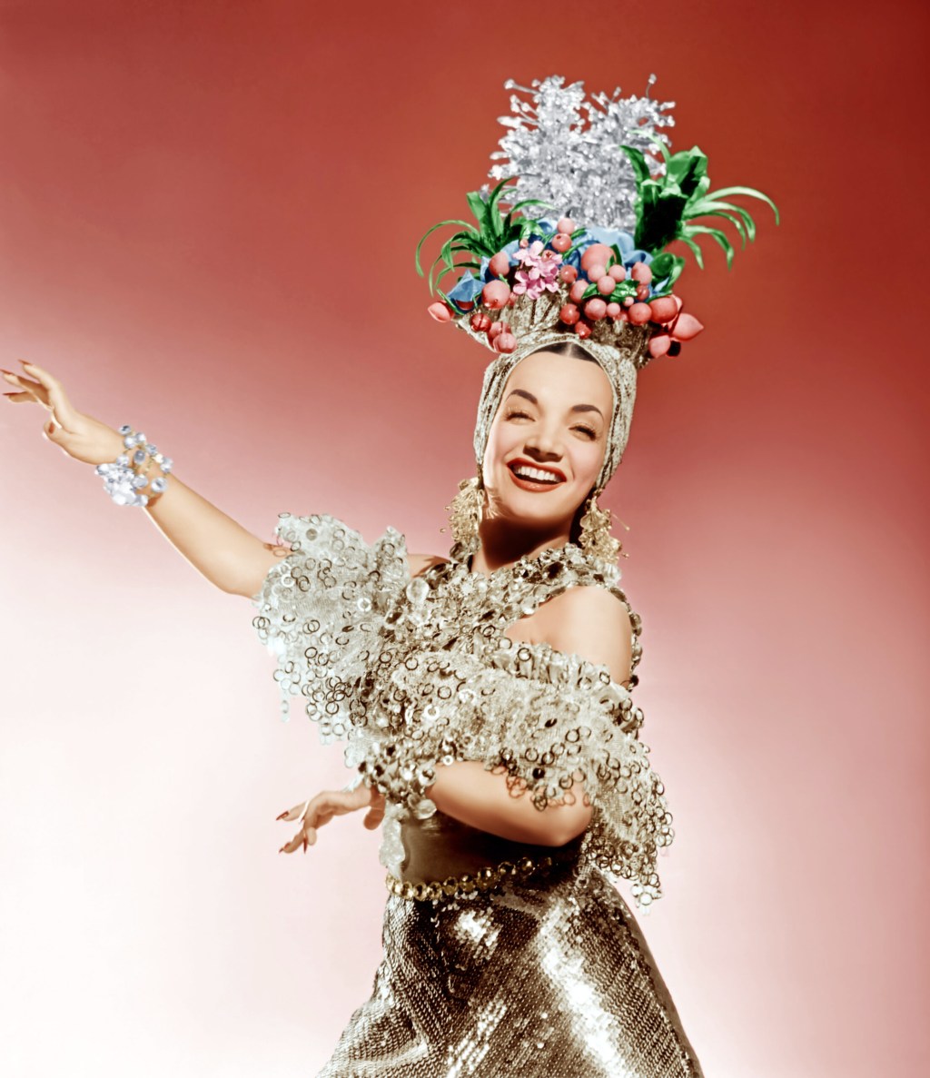 THAT NIGHT IN RIO, Carmen Miranda, 1941. ©20th Century Fox Film Corporation, TM & Copyright/courtesy Carmem Miranda em Uma Noite no Rio, 1941