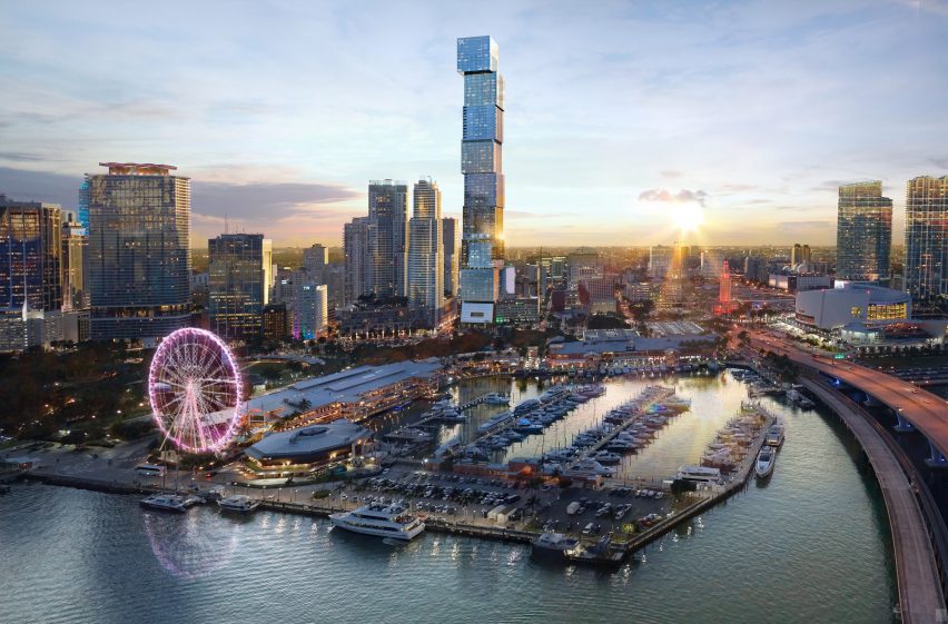 SSA-Ott-Waldorf-Astoria-Miami-Supertall_dezeen_2364_col_0-852×561 Previsto para 2026, arranha-céu mais alto de Miami terá 100 andares