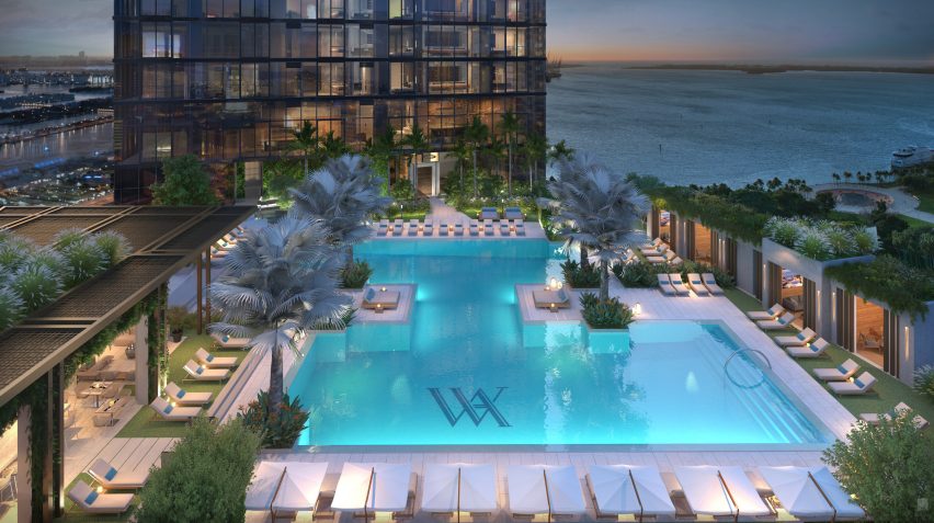 SSA-Ott-Waldorf-Astoria-Miami-Supertall_dezeen_2364_col_11-852×477 Previsto para 2026, arranha-céu mais alto de Miami terá 100 andares