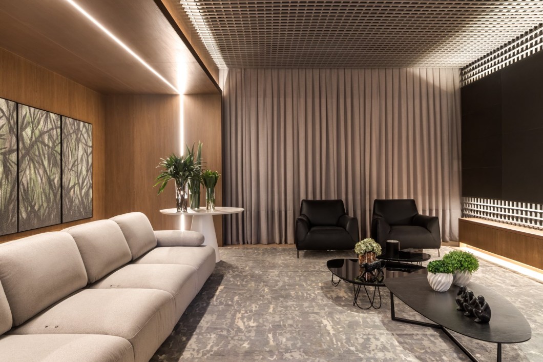 Home Theater, por Ediane Tramujas- CASACOR Paraná 2022 | Home Theater, por Ediane Tramujas- CASACOR Paraná 2022 |