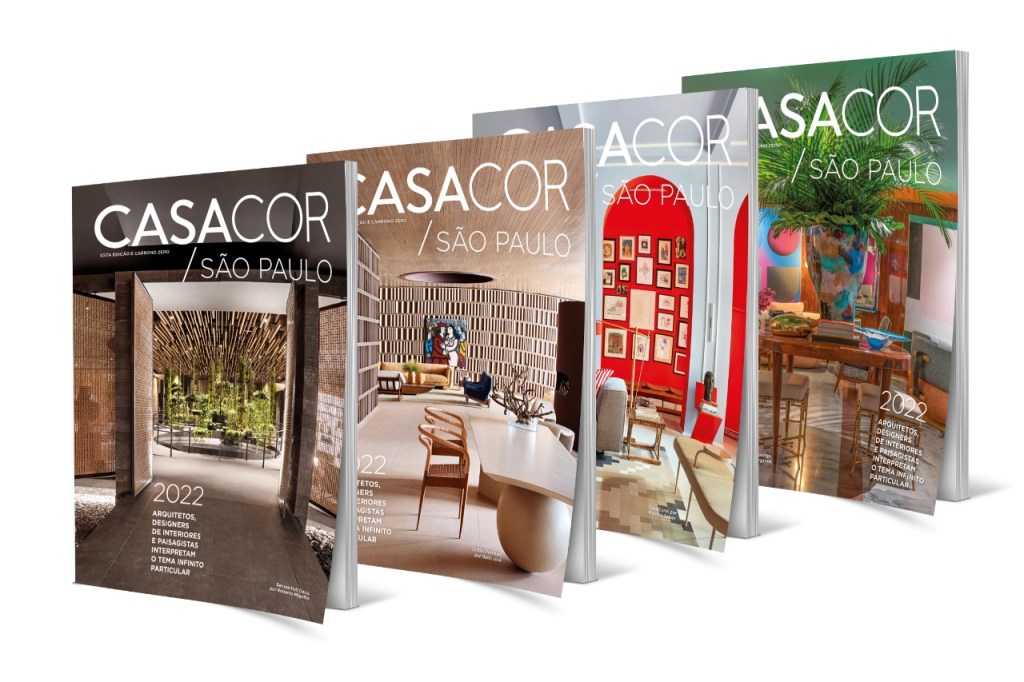 CAPAS ANUÁRIOS CASACOR São Paulo 2022 Capas do anuário CASACOR São Paulo 2022