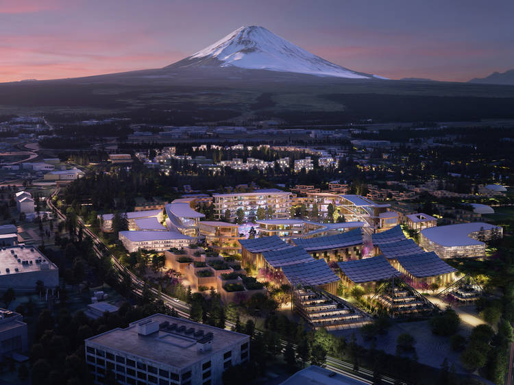 A cidade com inteligência artificial de Tokyo, no Japão A cidade com inteligência artificial de Tokyo, no Japão
