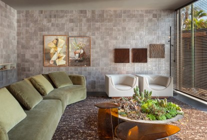 ana bahia sala guache casacor minas gerais 2022 estar sofa poltrona tapete suculentas quadro