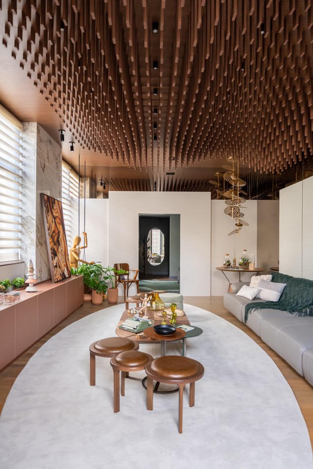Rogério Panfolfo Arquitetura - Estar Dolce Far Niente. Projeto da CASACOR Rio Grande do Sul 2022. Rogério Panfolfo Arquitetura - Estar Dolce Far Niente. Projeto da CASACOR Rio Grande do Sul 2022.