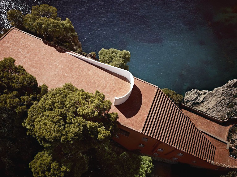 3841bff6-da3d-4ceb-a698-0e3baf465bd2 Casa Malaparte por Curzio Malaparte em Capri, na Itália.
