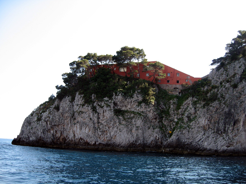 Malaparte_Capri_Saravia_2008 Casa Malaparte por Curzio Malaparte em Capri, na Itália.