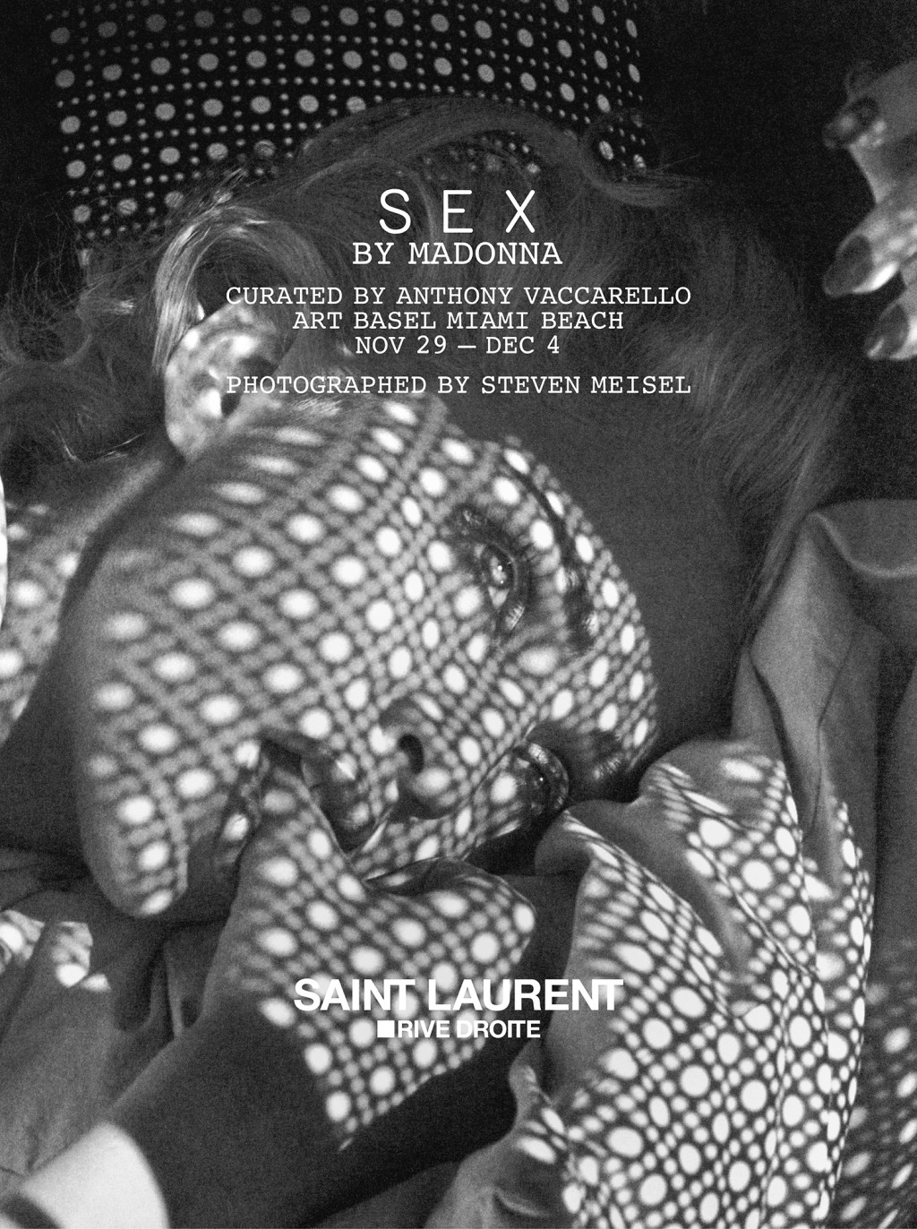 Art Basel Miami: Saint Laurent apresenta a mostra “Sex by Madonna”