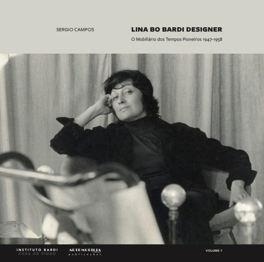 LINA BO BARDI DESIGNER_ CAPA DO LIVRO _Crédito da fotografia Thomas Scheier Lina Bo Bardi Designer, O Mobiliário dos Tempos Pioneiros 1947-1958