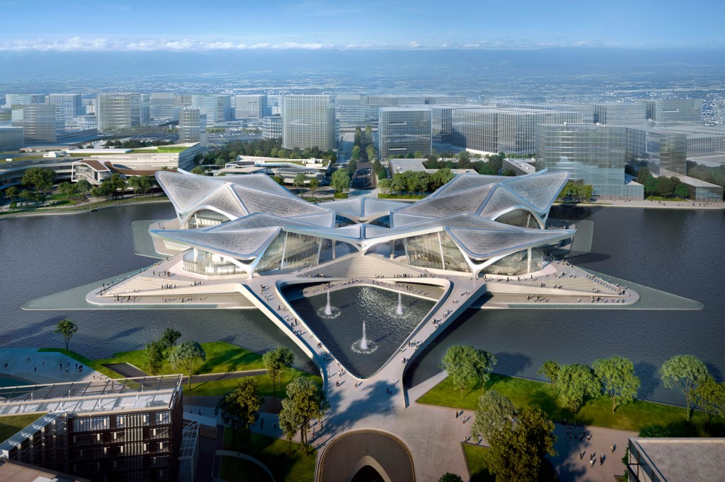 centro-de-arte-pequim-zaha-hadid Centro de Arte Cívica de Zhuhai Jinwan, China zaha hadid