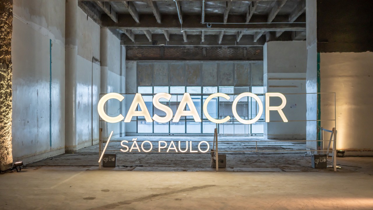 Logo da CASACOR São Paulo 2023 no Conjunto Nacional.