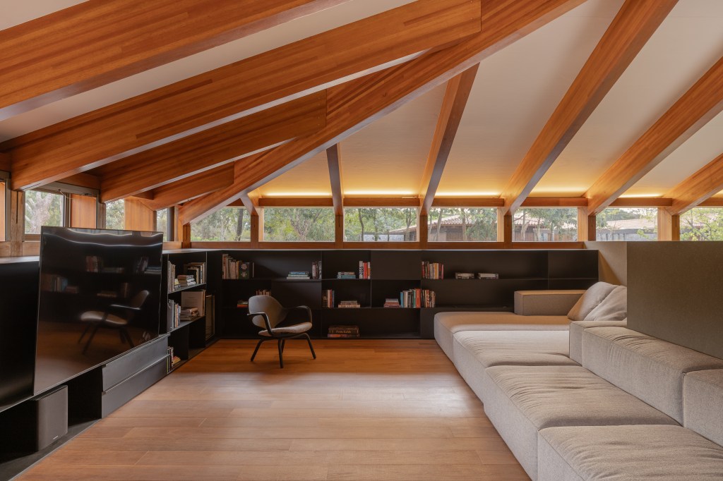 MATTOS-36 Residência Haras Larissa III - casa de campo em L assinada por Gui Mattos Arquitetura