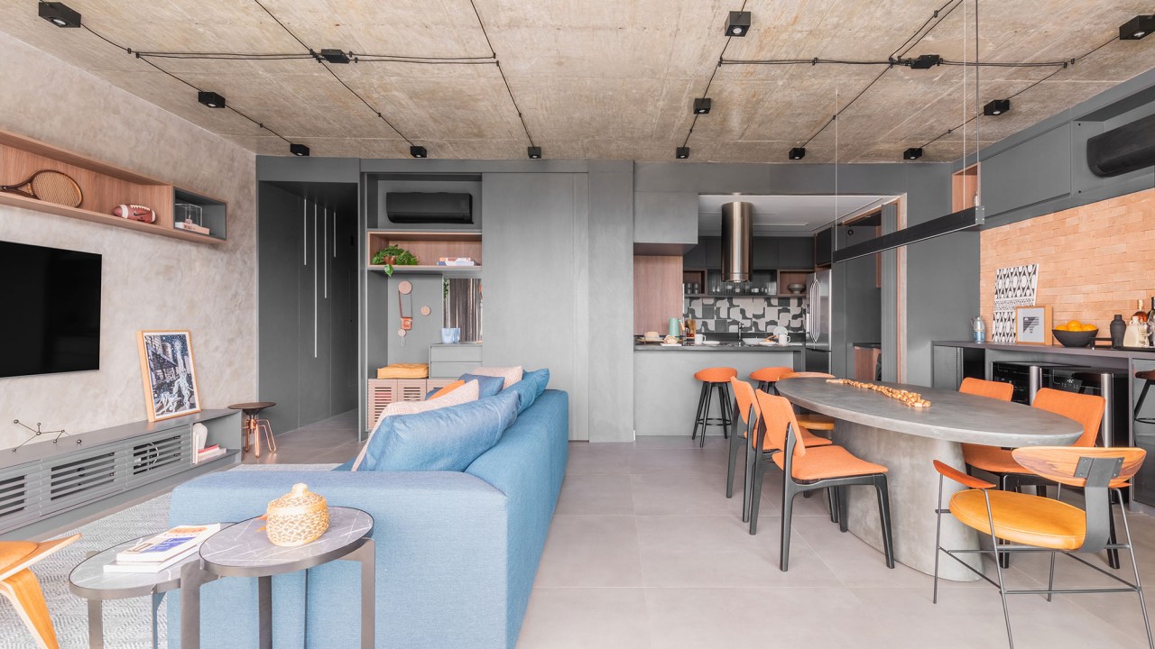 Apartamento duplex assinado por Bruno Moraes, do elenco CASACOR São Paulo 2023.