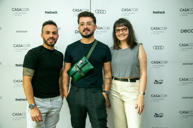 Felipe Meyer, Wilson Roos e Larissa Tischler. Felipe Meyer, Wilson Roos e Larissa Tischler.