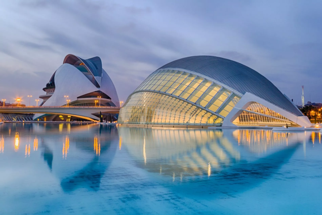 34º) Cidade das Artes e das Ciências - Espanha 34º) Cidade das Artes e das Ciências - Espanha