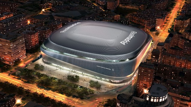 27º) Estádio Santiago Bernabéu - Espanha 27º) Estádio Santiago Bernabéu - Espanha