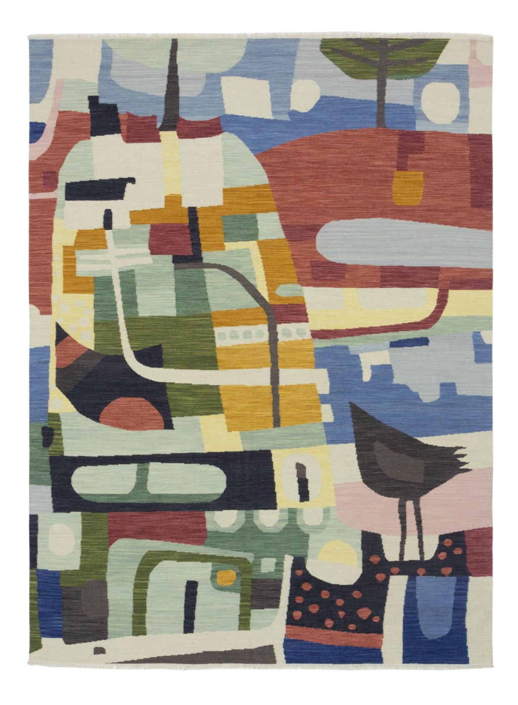Tapete Kilim Bossa Nova Multi Color, design por Yu Li Min (Studio by Kamy) – by Kamy-alta Tapete Kilim Bossa Nova Multi Color, design por Yu Li Min (Studio by Kamy) - by Kamy-alta