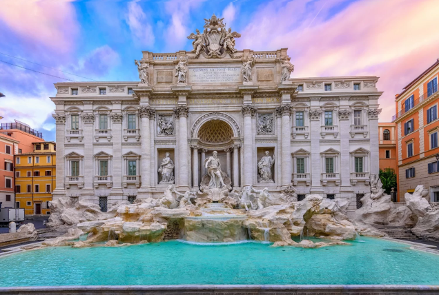 1º) Fontana Di Trevi - Itália