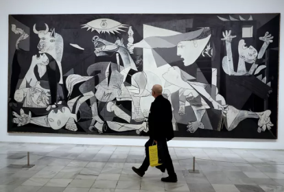 Guernica no Museu Reina Sofia em Madri, na Espanha /
