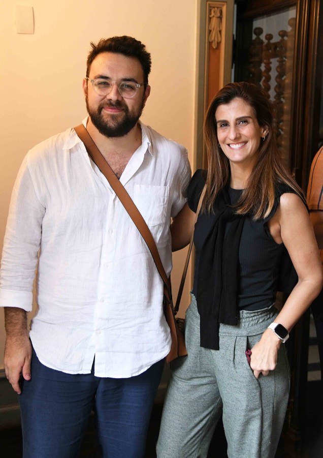 João Pannagio e Paula Muller. João Pannagio e Paula Muller.