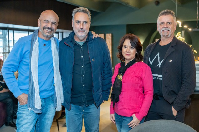 Roberto Rita, Luiz Eduardo, Dirlene Serrano e Ricardo Fonseca. Roberto Rita, Luiz Eduardo, Dirlene Serrano e Ricardo Fonseca.