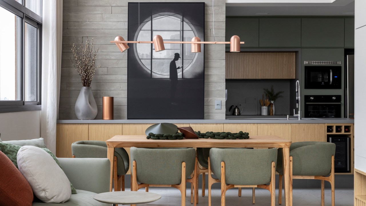 Apartamento 110 m² em São Paulo. Projeto por Marina Carvalho.