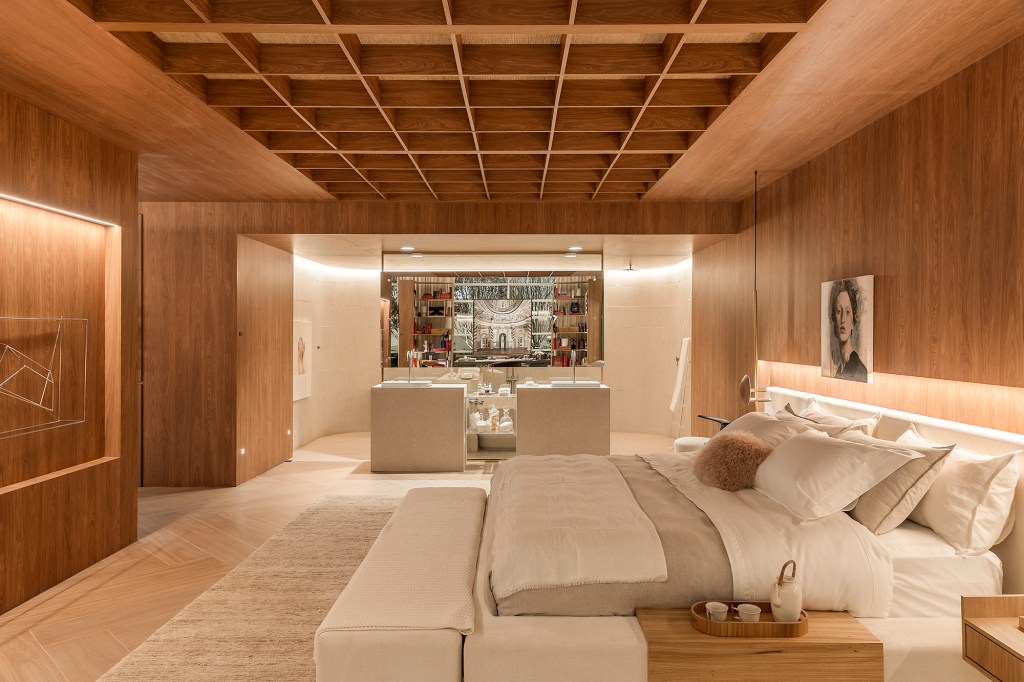 casacor-sp-paineis-amadeirados-conforto-aconchego-loft-270-m2-paola-ribeiro-credito-rafael-renzo (7) Painéis amadeirados criam conforto e aconchego neste loft de 270 m²