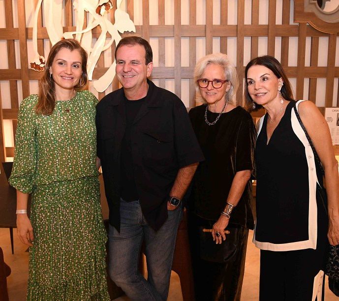 Cris Paes, Eduardo Paes, Patricia Quentel e Patricia Mayer.