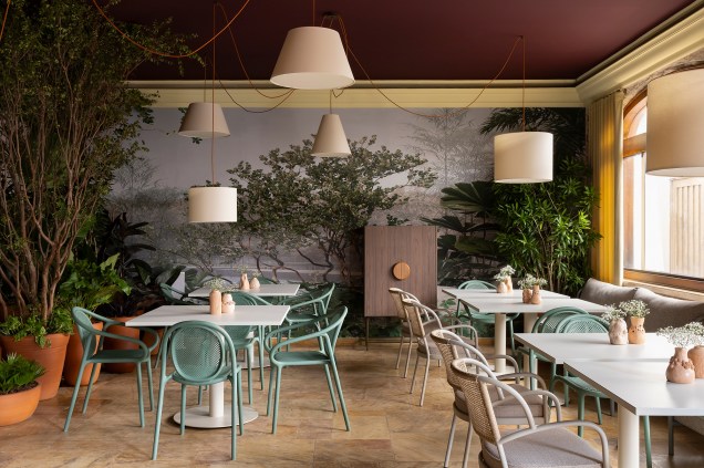 Manarelli & Guimarães - Restaurante Bonne Affaire Perplan. Projeto da CASACOR Ribeirão Preto 2023. Manarelli & Guimarães - Restaurante Bonne Affaire Perplan. Projeto da CASACOR Ribeirão Preto 2023.