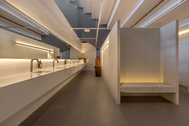 Melhor Uso Público: 3º Lugar - Lavabo Volta, da Patropi Arquitetura. Melhor Uso Público: 3º Lugar - Lavabo Volta, da Patropi Arquitetura.