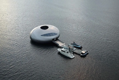 restaurante flutuante Noruega