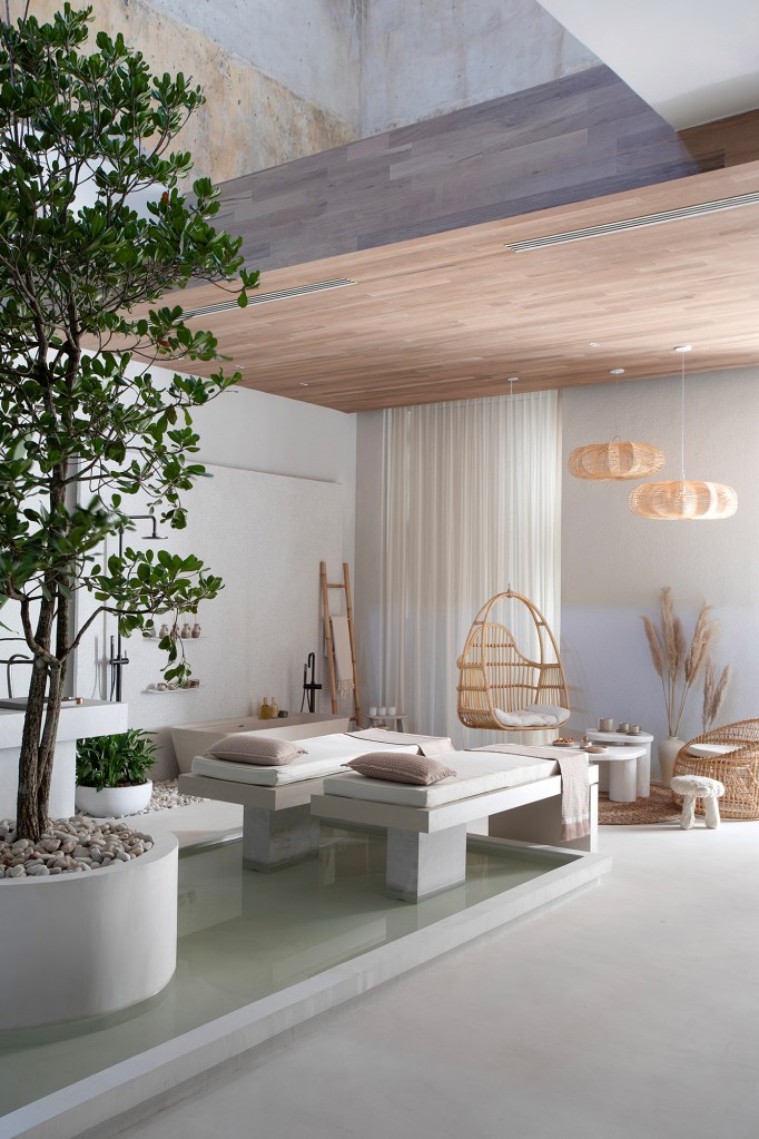 arqmulti-soul-spa-deca-casacor-pernambuco-2023-credito-denilson-machado (2) ARQMULTI (Bruna Lôbo, Dani Paes Barreto e Soraya Carneiro) - SOUL SPA DECA. Projeto da CASACOR Pernambuco 2023.