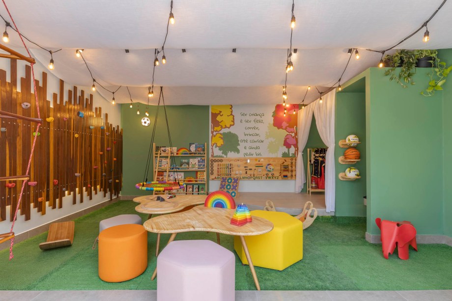 Marina Veras Arquitetura - Lounge Infantil. Projeto da CASACOR Tocantins 2023.