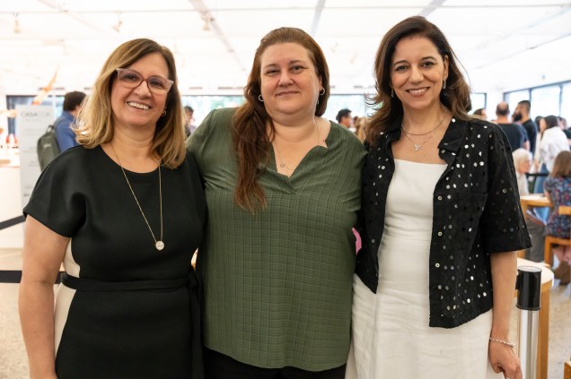 Helena Capaz, Fatima Barnabé e Cleide Gomes Helena Capaz, Fatima Barnabé e Cleide Gomes