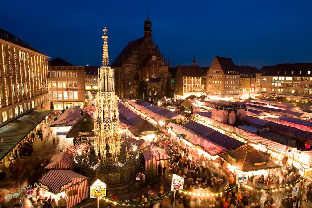 Nuremberg Christmas Market Opening natal em Strasbourg, França
