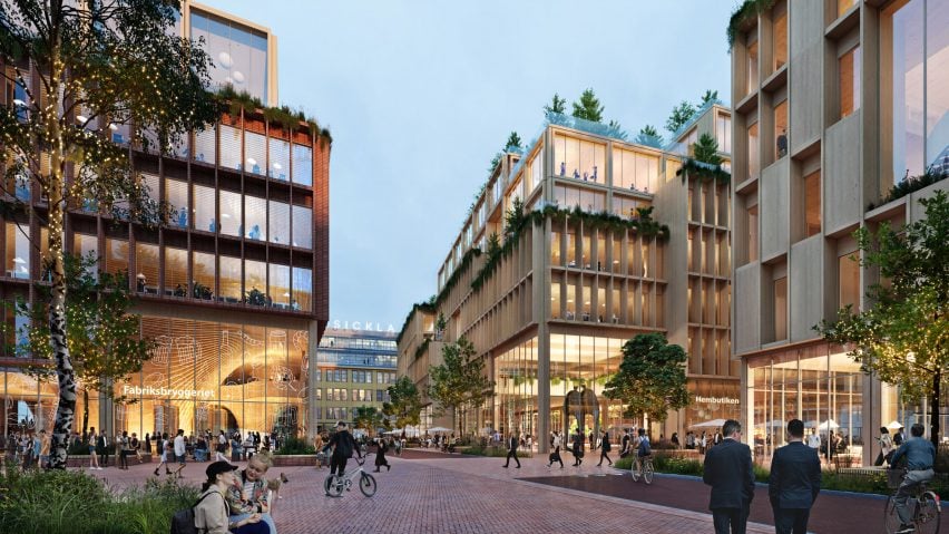 stockholm-wood-city-by-henning-larsen-and-white-arkitekter_dezeen_2364_col_1-852×479 Cidade inteira de madeira será construída na Suécia