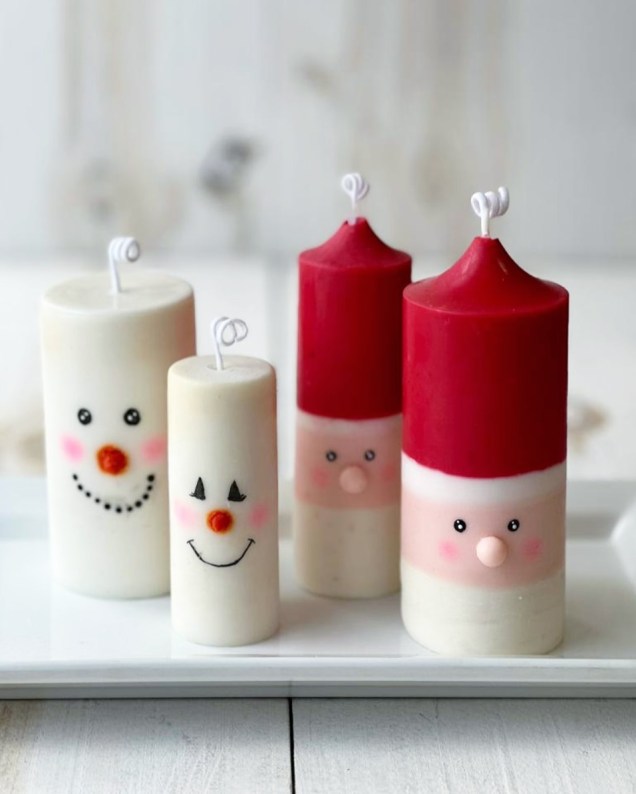 Velas aromáticas de Natal, pela Peter Paiva Velas aromáticas de Natal, pela Peter Paiva