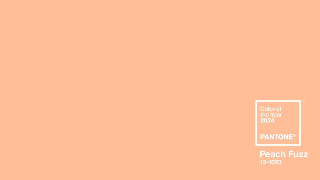 Cor Pantone 2024- Peach Fuzz