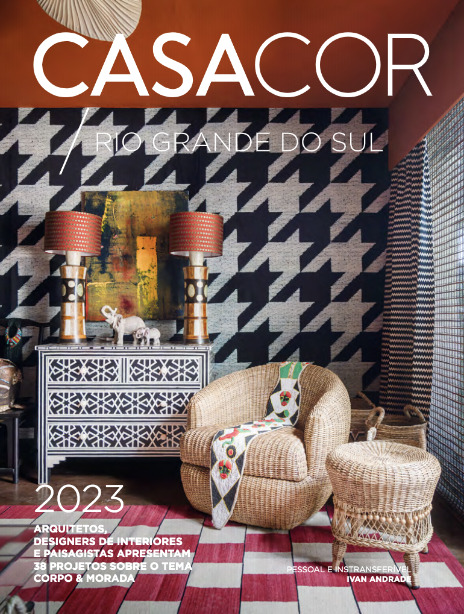 Capa do anuário da CASACOR Rio Grande do Sul 2023. Capa do anuário da CASACOR Rio Grande do Sul 2023.