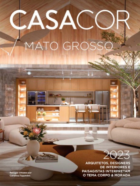 Capa do anuário da CASACOR Mato Grosso 2023.