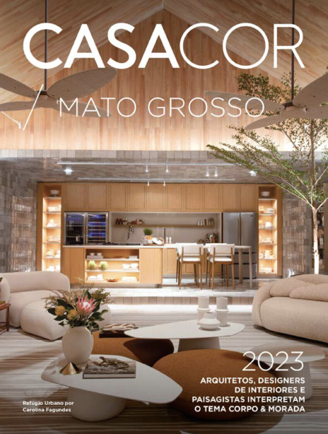Capa do anuário da CASACOR Mato Grosso 2023. Capa do anuário da CASACOR Mato Grosso 2023.
